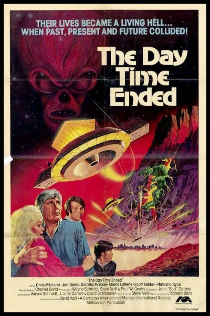"The Day Time Ended" (1979) A Low-Budget Sci-Fi Cult Film Featuring Time Rifts, Aliens, And Stop-Motion Creatures