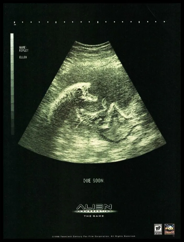 Advertisement For "Alien Resurrection The Game" (1998)