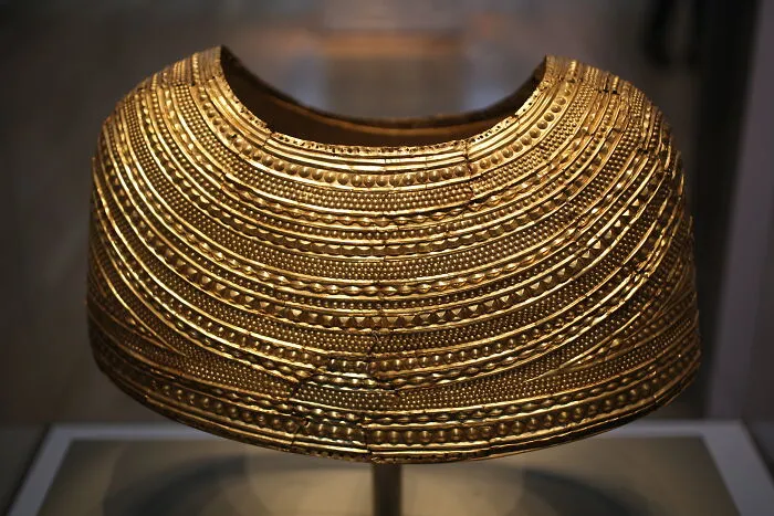 The Mold Gold Cape Is A Ceremonial Cape Of Solid Sheet-Gold From Wales Dating From About 1900–1600 BCE In The British Bronze Age