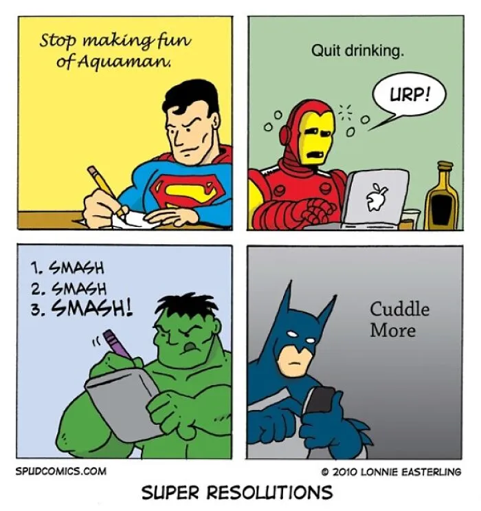 20 Hilarious Comics About Superheroes Dealing With Everyday Problems