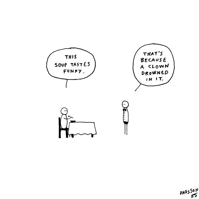 Icelandic Cartoonist Reveals His Grim Sense Of Humor, And Here Are 50 Comics To Prove It (New Pics)