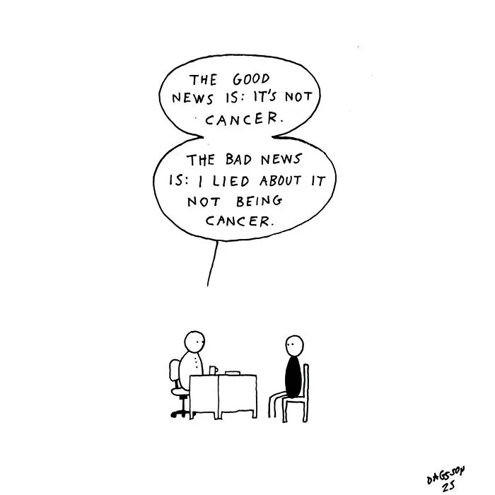 Icelandic Cartoonist Reveals His Grim Sense Of Humor, And Here Are 50 Comics To Prove It (New Pics)