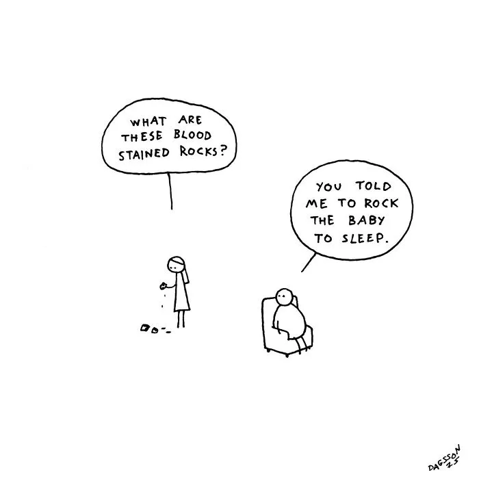 Icelandic Cartoonist Reveals His Grim Sense Of Humor, And Here Are 50 Comics To Prove It (New Pics)