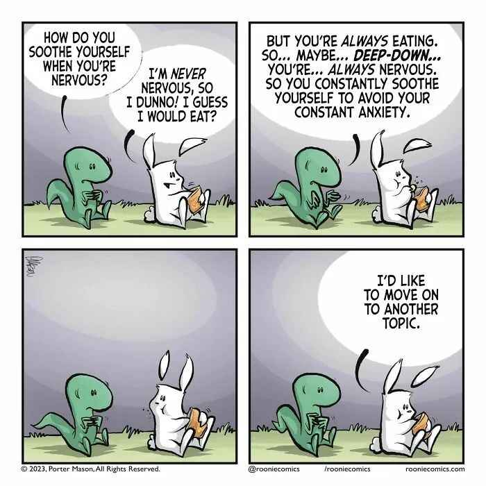 Roonie The Rabbit Is The Comic Series For Anyone Who Spirals Over Nothing (60 Pics)