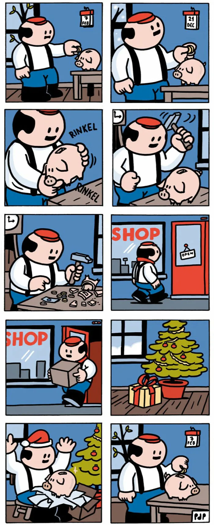29 New Comics By Pieter De Poortere That Take A Very Dark Turn When You Least Expect It