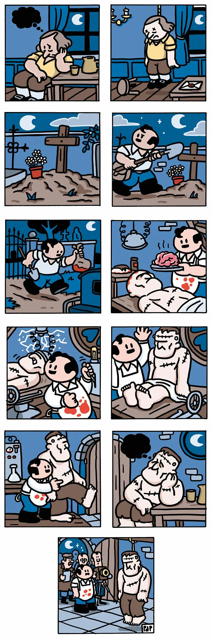 29 New Comics By Pieter De Poortere That Take A Very Dark Turn When You Least Expect It