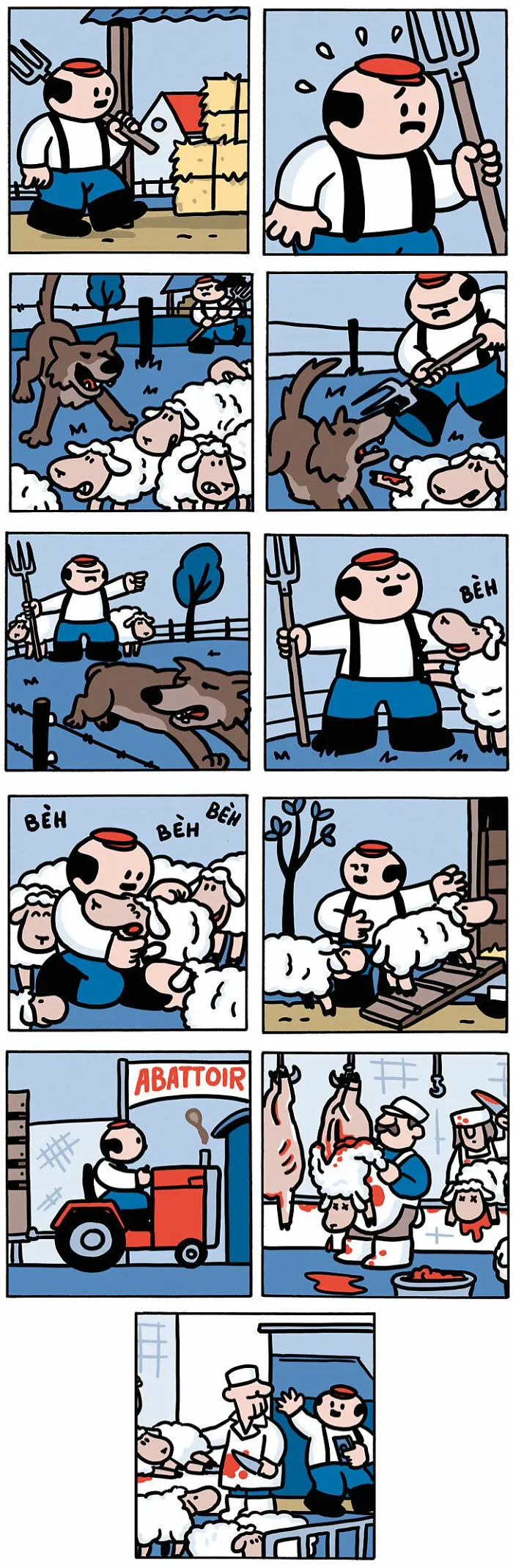 29 New Comics By Pieter De Poortere That Take A Very Dark Turn When You Least Expect It