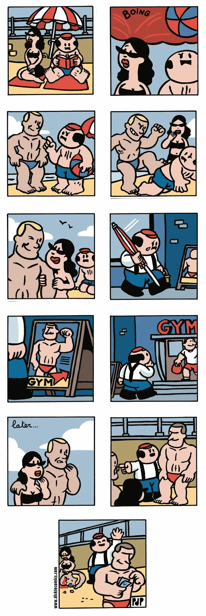 29 New Comics By Pieter De Poortere That Take A Very Dark Turn When You Least Expect It
