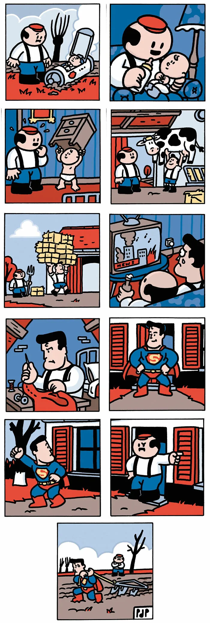 29 New Comics By Pieter De Poortere That Take A Very Dark Turn When You Least Expect It