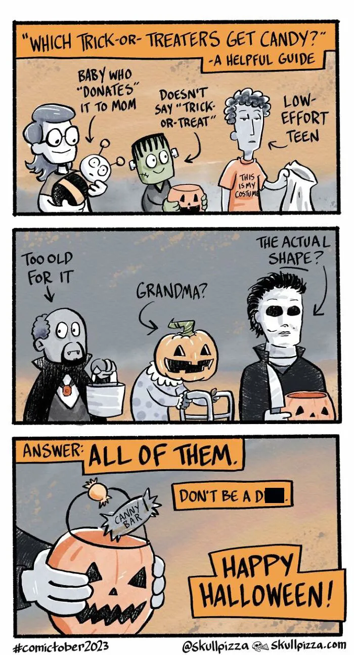 “Skull Pizza” Comics That Turn Nightmares Into One Liners (28 New Pics)