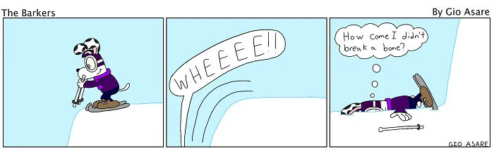 I Added The Winter Olympics Into My Barkers Comics Series