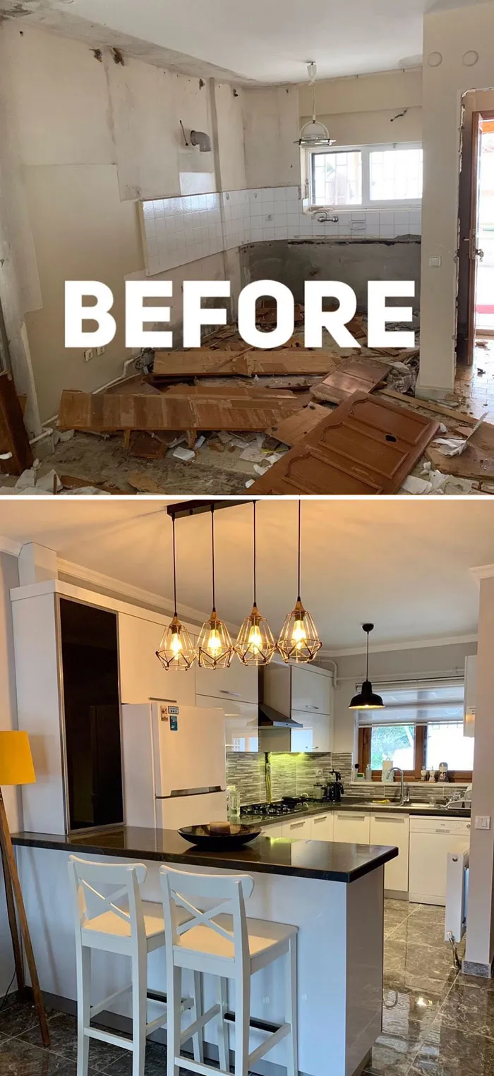 87 Before-And-After Makeover Ideas That Completely Changed The Vibe Of These Homes