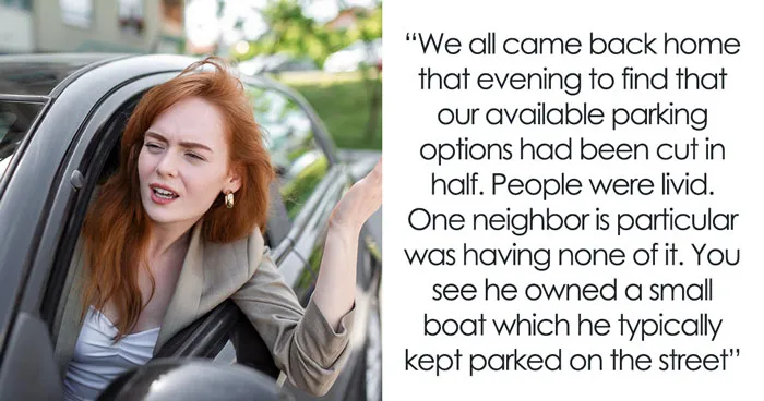 HOA President Overuses Her Power To Cut The Available Street Parking In Half, Faces Petty Revenge