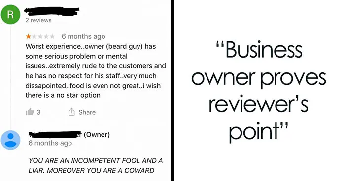 55 Businesses That Could Not Handle Honest Customer Feedback