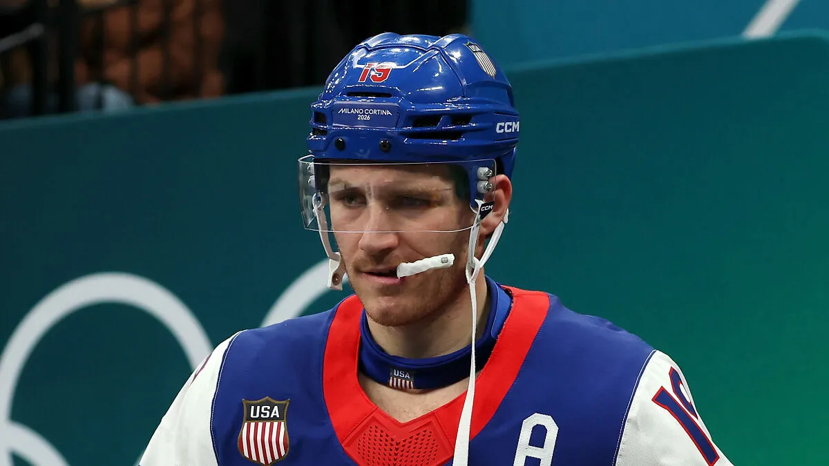 Hot-Mic Moment Between Olympic Hockey Rivals Sparks Comparisons To Viral Show 'Heated Rivalry'