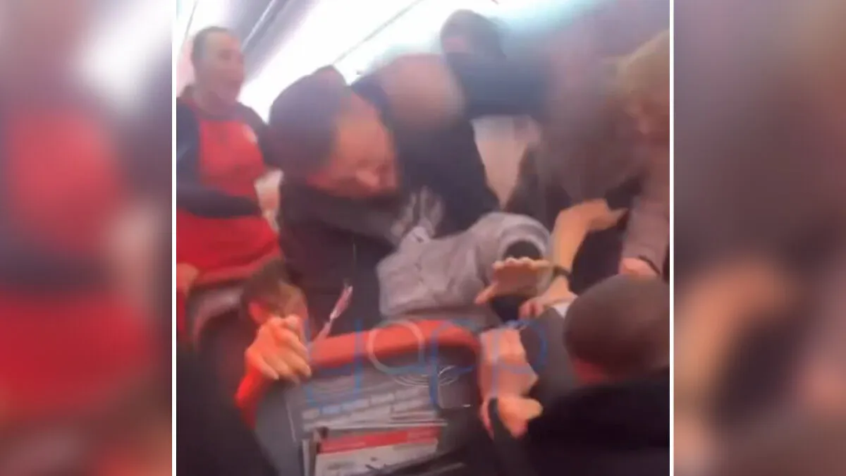 Video Captures Chaotic Brawl That Got 'Racist' Passengers Banned From Airline