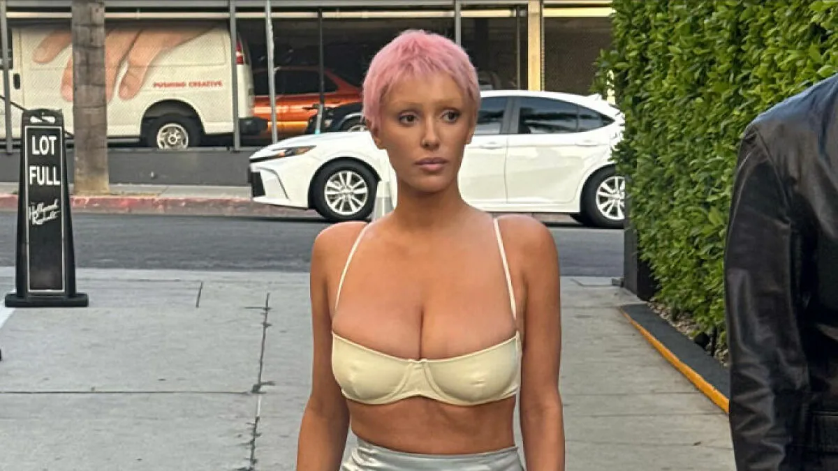 Bianca Censori Is Back To Being Wild With Her Fashion, Steps Out In Lingerie Top