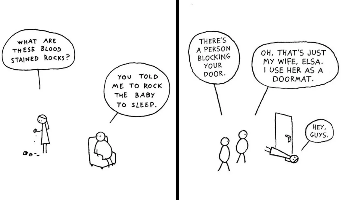 Icelandic Cartoonist Reveals His Grim Sense Of Humor, And Here Are 50 Comics To Prove It (New Pics)
