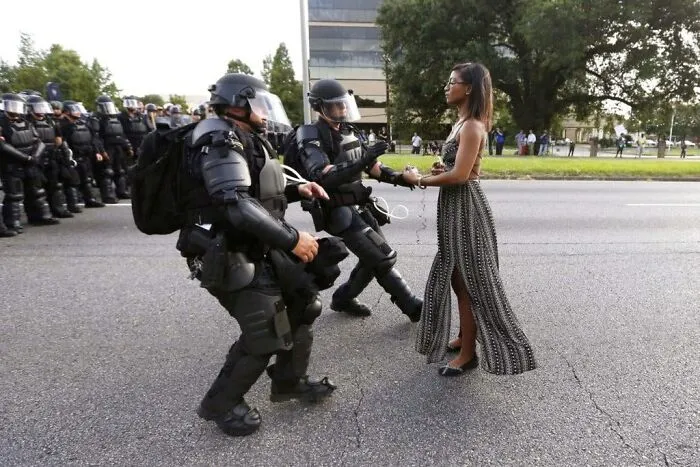 During The George Floyd Protests. The Militarization Of Us Police Forces Is Out Of Control