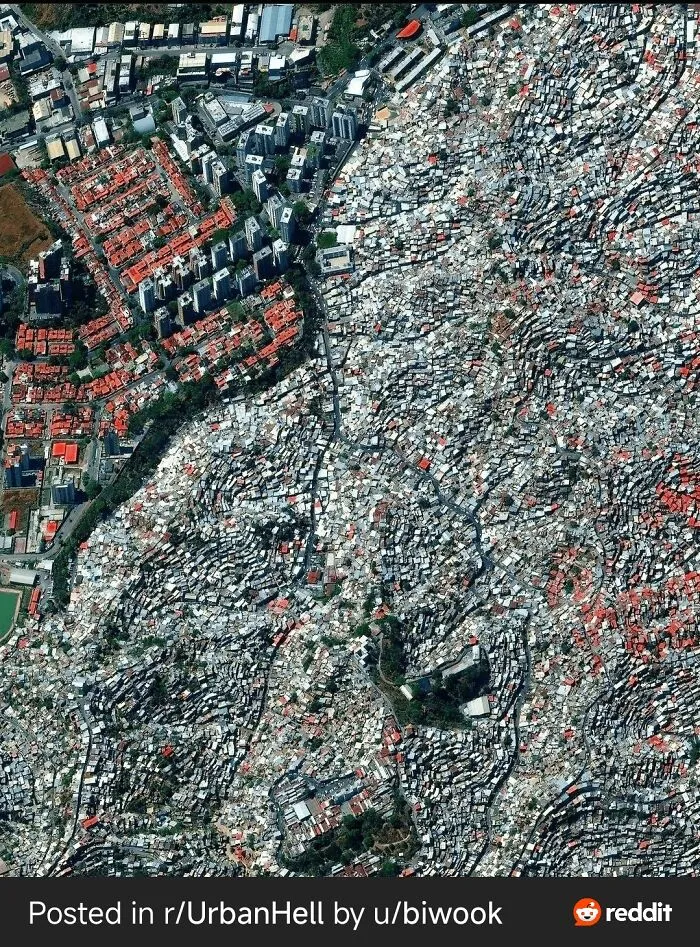 Venezuela. Yeah, Well, The Barrios As Always Been The Most Horrible Think About Our Cities, Interestingly If You Complain About It You're Elitist And "Racist"? Towards The Poor