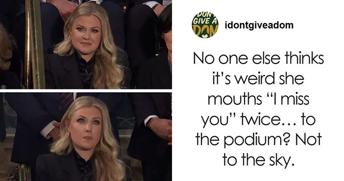 “Reaction Was Really Fake”: Erika Kirk's Behavior At State Of The Union Scrutinized By Viewers
