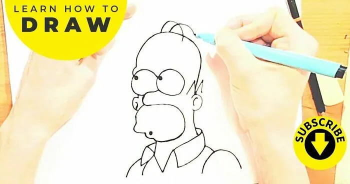 How To Draw The Simpsons Cartoon Characters: Step-By-Step Draw-Along