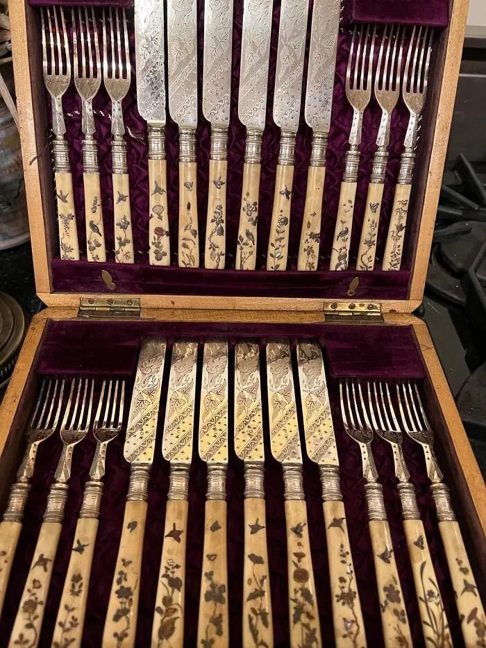 I’m In The United States. Someone Gave Me This Fork And Knife Set Years Ago. Just Pulled Out Of Storage