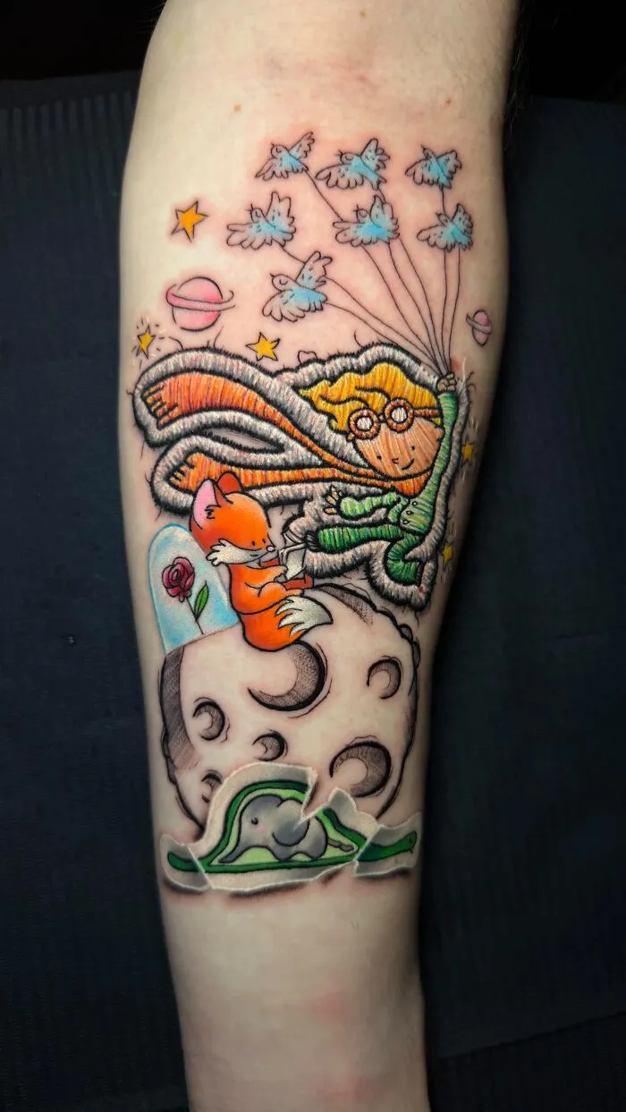 Brazilian Artist Creates Tattoos That Look Like Raised Embroidery You Can Feel (49 New Pics)