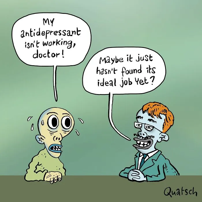 27 Humorous And Absurd Comics By Quatsch That Might Make You Laugh (New Pics)