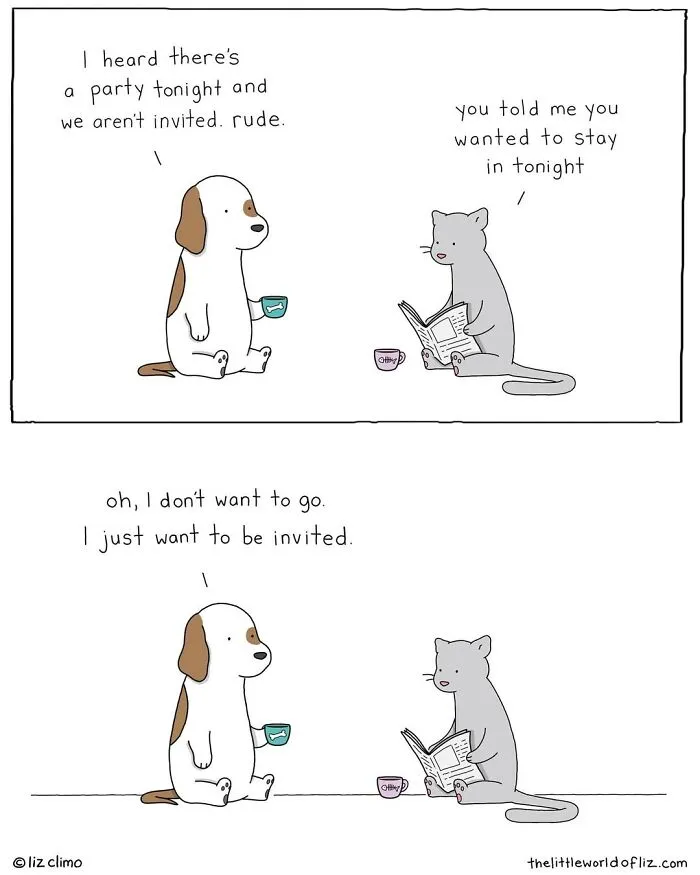 “The Simpsons” Animator Illustrates Humorous Everyday Moments Of Talking Animals (38 New Comics)