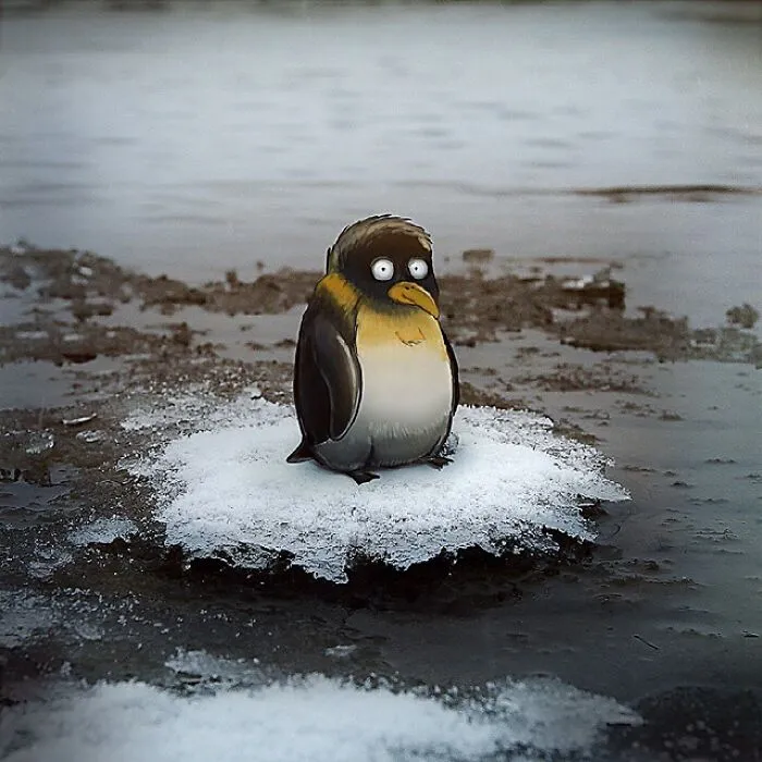 These Real-World Photos Get Tiny Doodles, And Everything Suddenly Looks Alive (77 Pics)