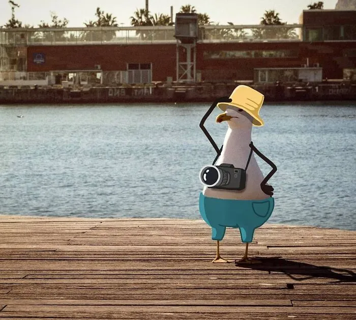 These Real-World Photos Get Tiny Doodles, And Everything Suddenly Looks Alive (77 Pics)
