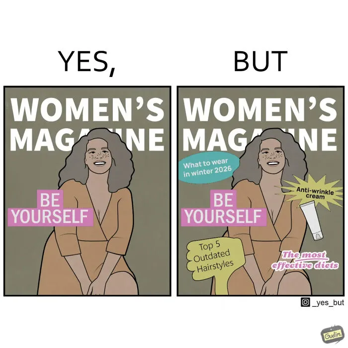 “Yes, But”: 26 Of Society's Paradoxes Illustrated By Anton Gudim (New Pics)