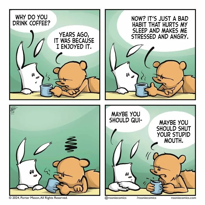 Roonie The Rabbit Is The Comic Series For Anyone Who Spirals Over Nothing (60 Pics)