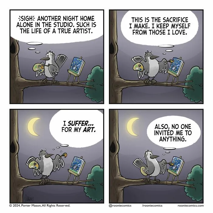 Roonie The Rabbit Is The Comic Series For Anyone Who Spirals Over Nothing (60 Pics)