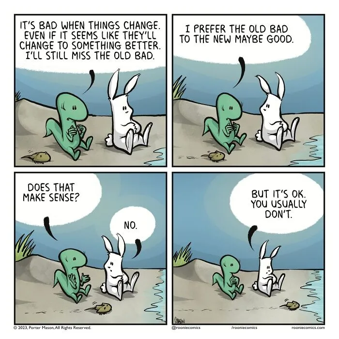 Roonie The Rabbit Is The Comic Series For Anyone Who Spirals Over Nothing (60 Pics)