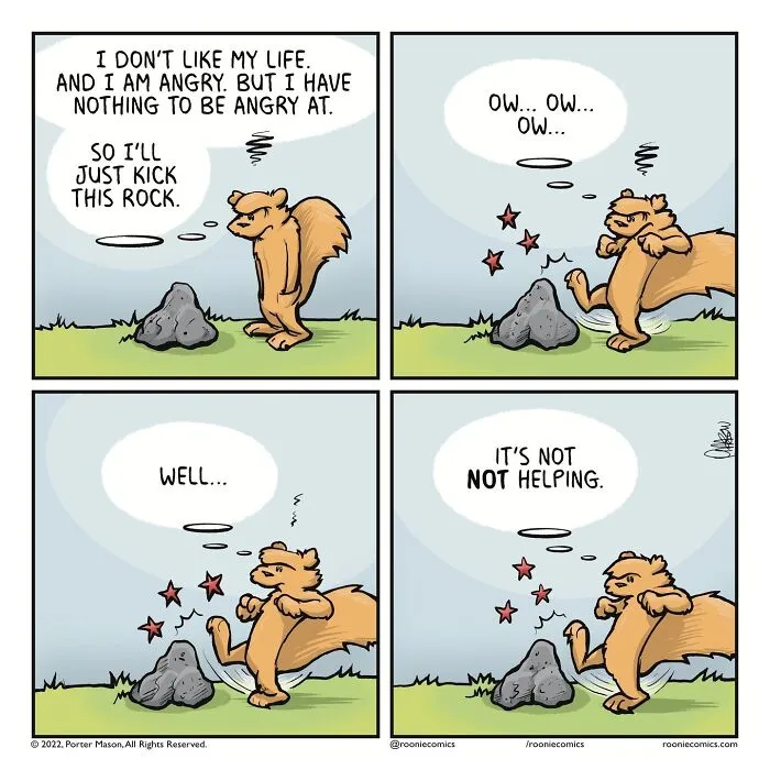 Roonie The Rabbit Is The Comic Series For Anyone Who Spirals Over Nothing (60 Pics)