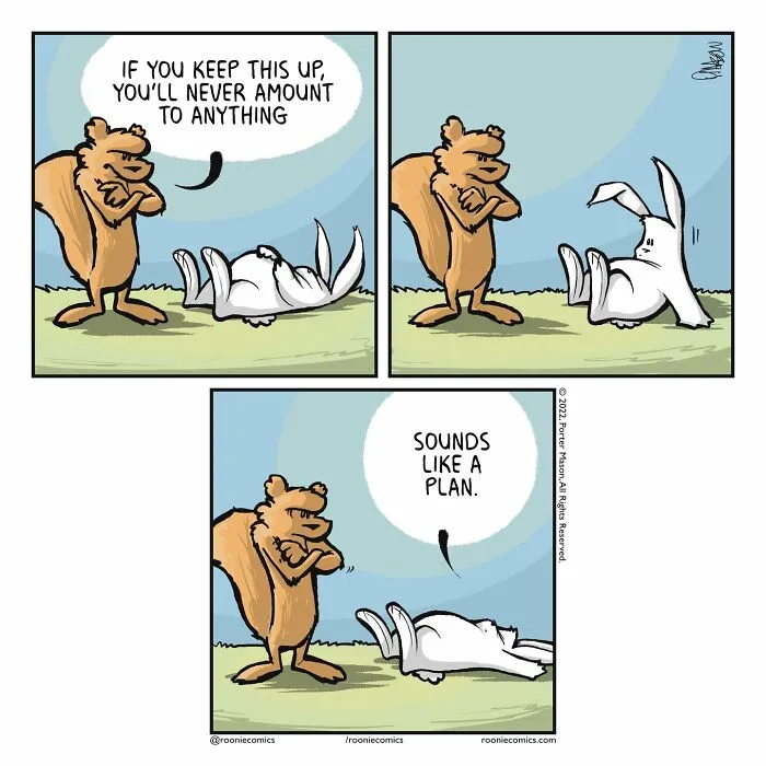 Roonie The Rabbit Is The Comic Series For Anyone Who Spirals Over Nothing (60 Pics)