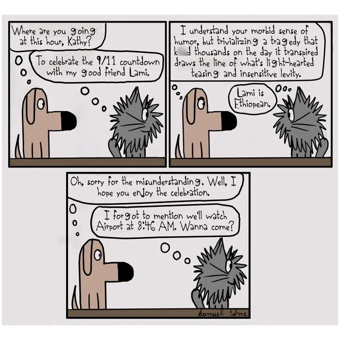 20 Dark And Unsettling Comics By Samuel Edme That Reflect Modern Society