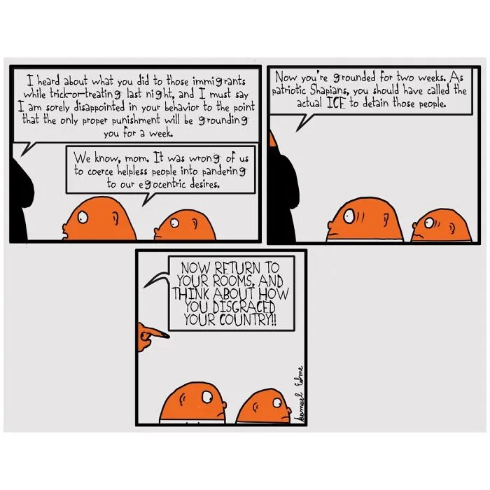 20 Dark And Unsettling Comics By Samuel Edme That Reflect Modern Society