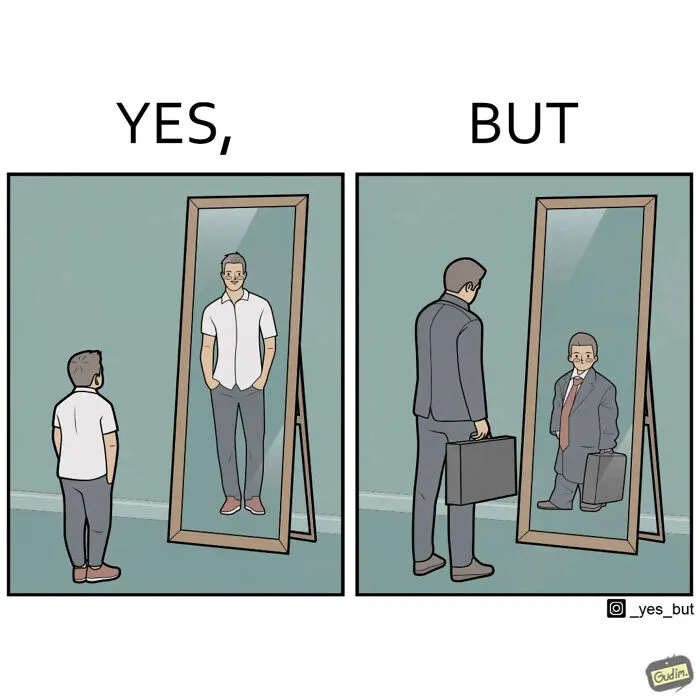 “Yes, But”: 26 Of Society's Paradoxes Illustrated By Anton Gudim (New Pics)