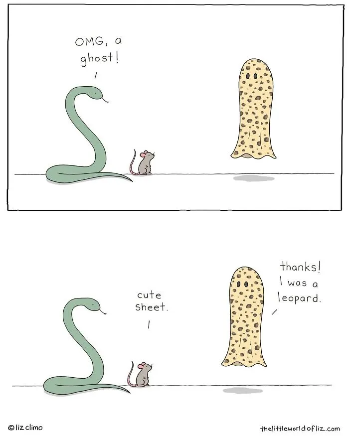 “The Simpsons” Animator Illustrates Humorous Everyday Moments Of Talking Animals (38 New Comics)