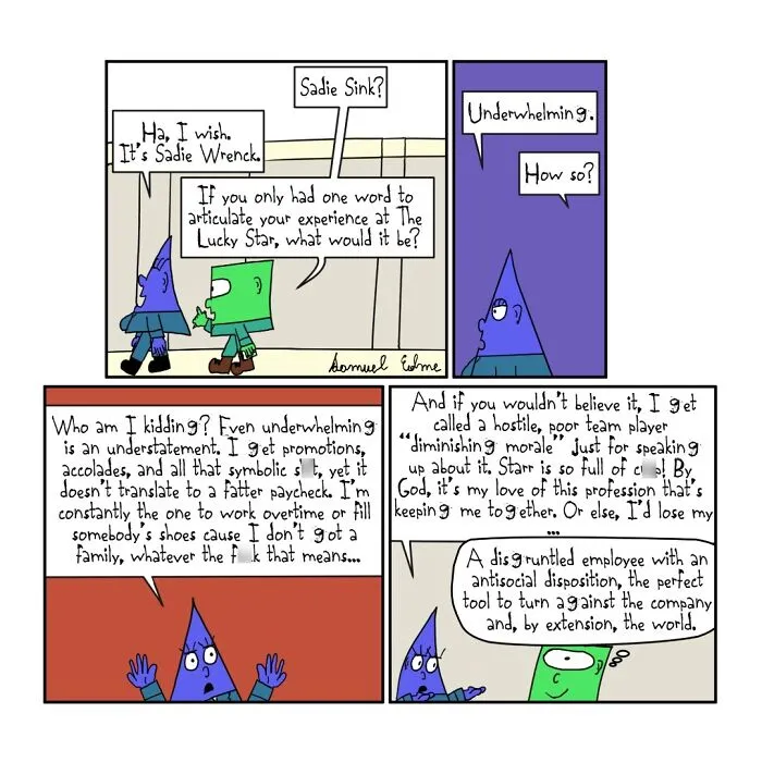 20 Dark And Unsettling Comics By Samuel Edme That Reflect Modern Society
