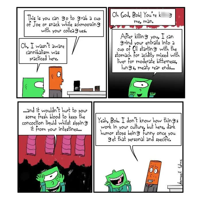 20 Dark And Unsettling Comics By Samuel Edme That Reflect Modern Society