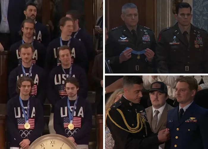 Trump Breaks Tradition By Awarding Medals Directly From The Rostrum