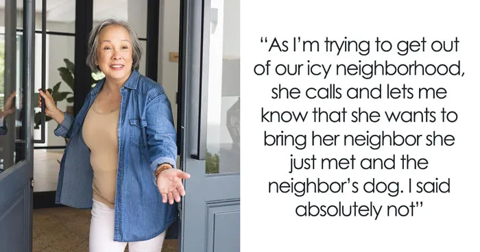 Sick Lady Says No To Housing Mom’s Strange Neighbor And Their Dog During Snowstorm, Faces Backlash