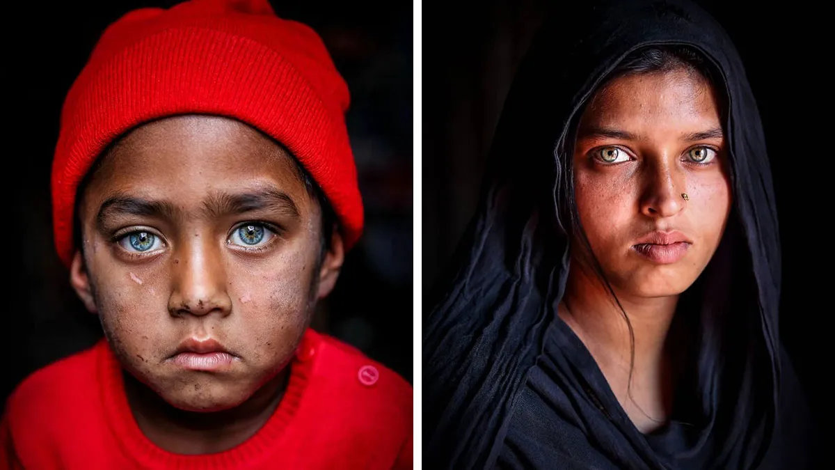 21 Powerful Portraits By Mou Ayesha Showcasing Rare Light Eyes In Bangladesh