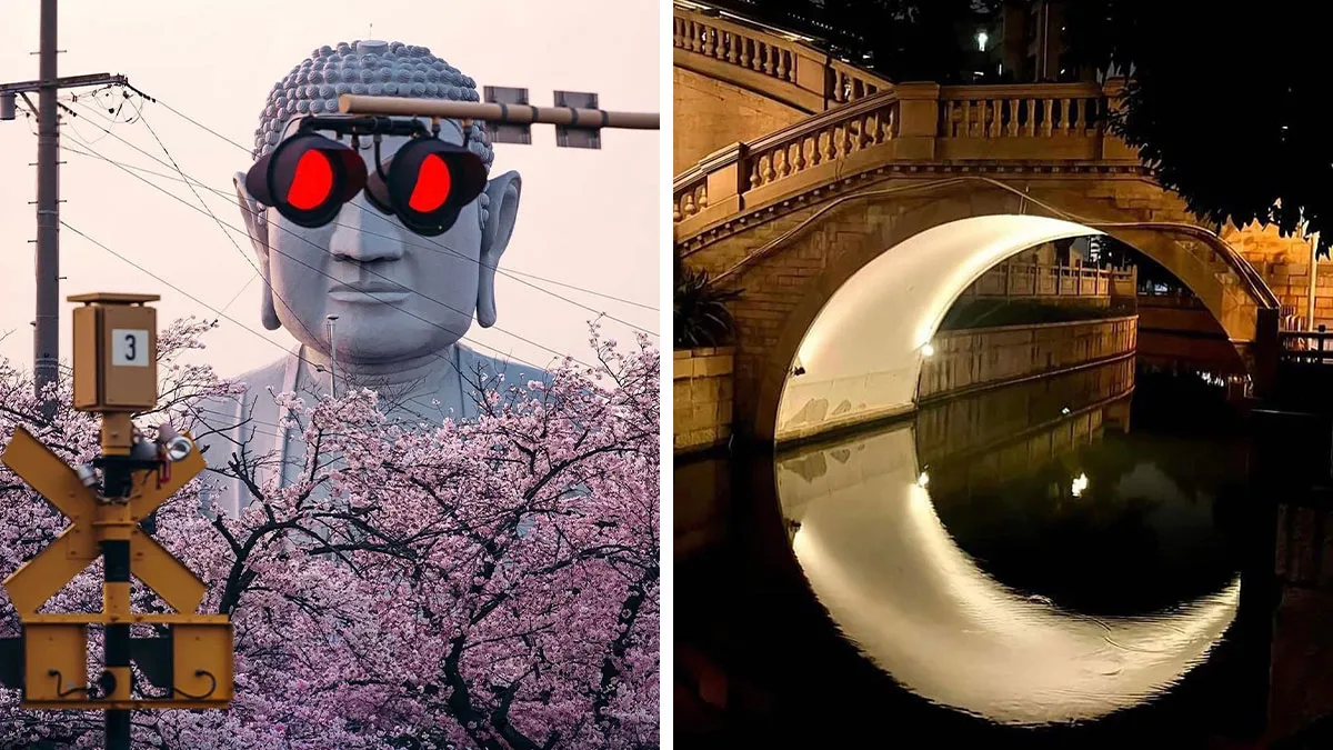 30 Photos That Seem Like A Glitch In The Universe But Some Are Actually Brilliantly Staged