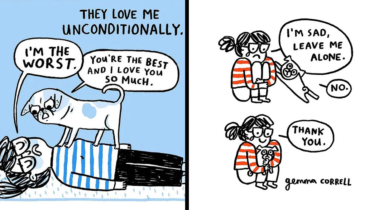 Anyone Who Lives With A Pug Might Find This Artist’s 37 Comics Immediately Relatable