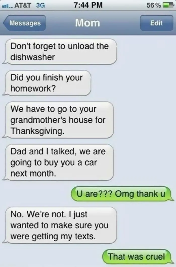 50 Funny Text Message Exchanges That Might Have You Giggling